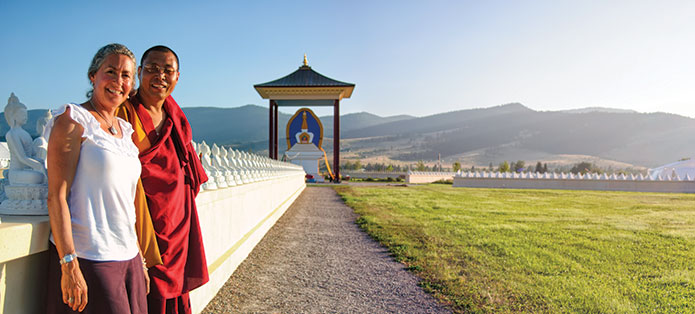 Lama Tsomo and Namchak Khenpo